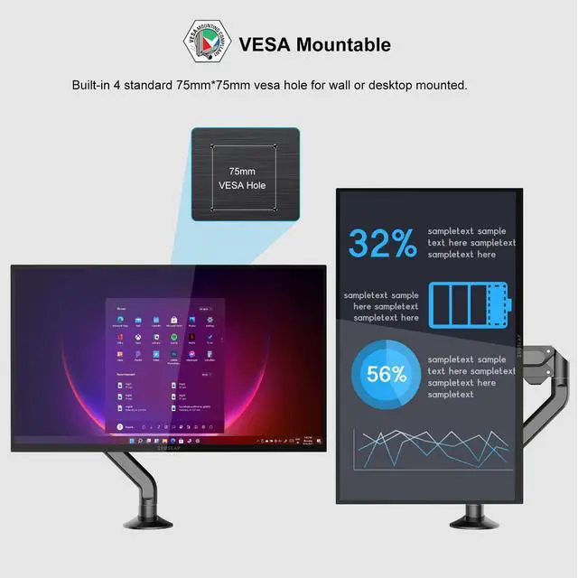 Alt view image 6 of 6 - ZEUSLAP Z18TV 18.5 Inch Portable Monitor Built-in IPTV, 1080P 100Hz Touchscreen Portable TV with WIFI Connection for Laptop, PS4/5, Switch,etc.