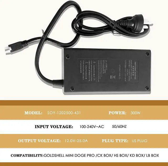 Alt view image 6 of 7 - New Goldshell Mini Doge Pro 205MH/S 220W LTC & Doge Mining Machine with Power Supply, Ready to Ship Now