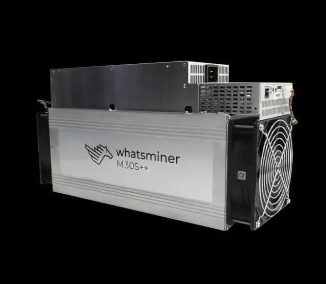 Alt view image 2 of 7 - WhatsMiner M30S++ 110TH/s ASIC Miner 3224W Bitcoin BTC Mining With Power Supply