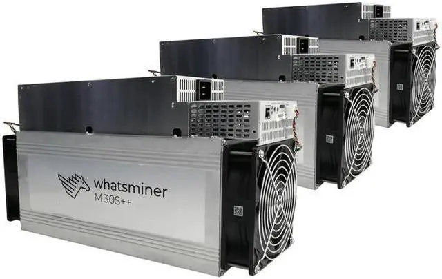 Alt view image 4 of 7 - WhatsMiner M30S++ 110TH/s ASIC Miner 3224W Bitcoin BTC Mining With Power Supply