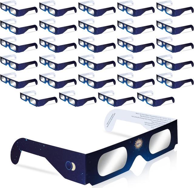 ISO Eclipse Glasses 5-Pack, NASA & AAS Approved