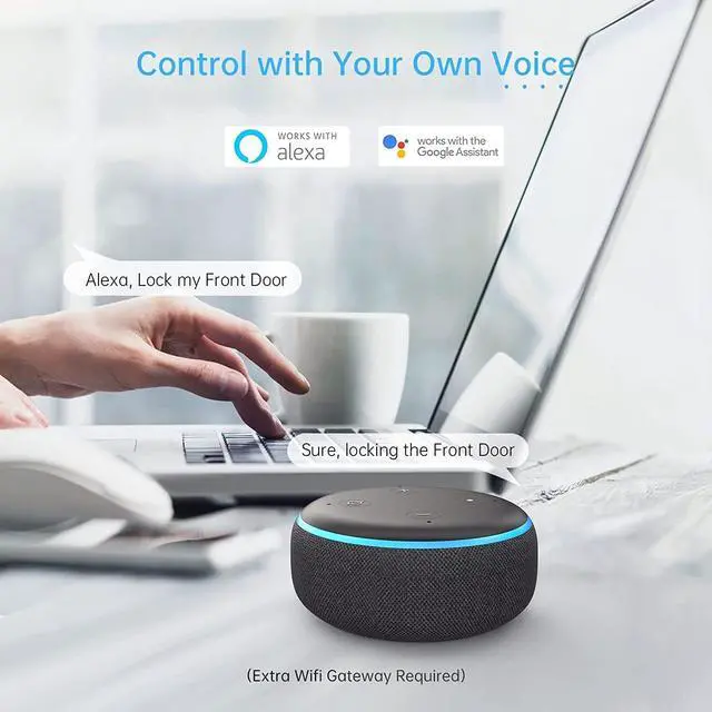 Alt view image 5 of 7 - Smart Lock, Keyless Entry Deadbolt Door Lock, SMONET Electronic Bluetooth with Biometric Fingerprint, Keys, IC Card, Touchscreen Keypad,Auto Lock,Remote Share, APP Control for Home,Office,Apartment