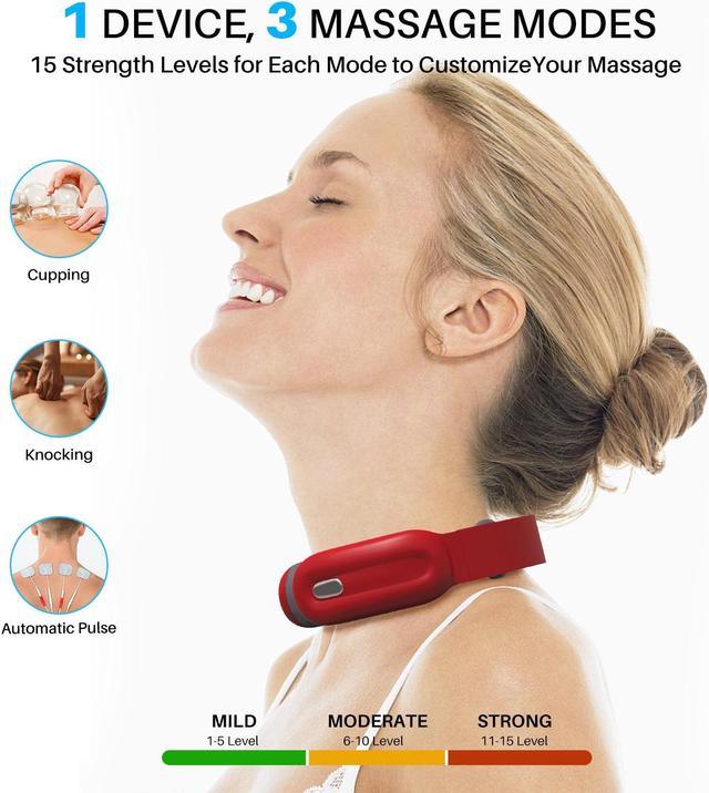 Household Electric Neck Massager Pulse Acupoint Lymphvity Therapy