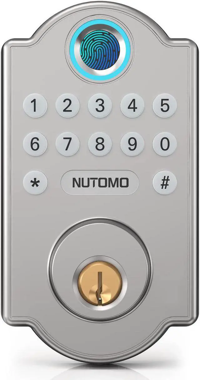 Main image of Keyless Entry Door Lock Deadbolt - Fingerprint Door Lock - Door Lock with Keypads - Electronic Keypad Door Lock -Smart Digital Door Lock - Anti-Peeping Code Easy Installation