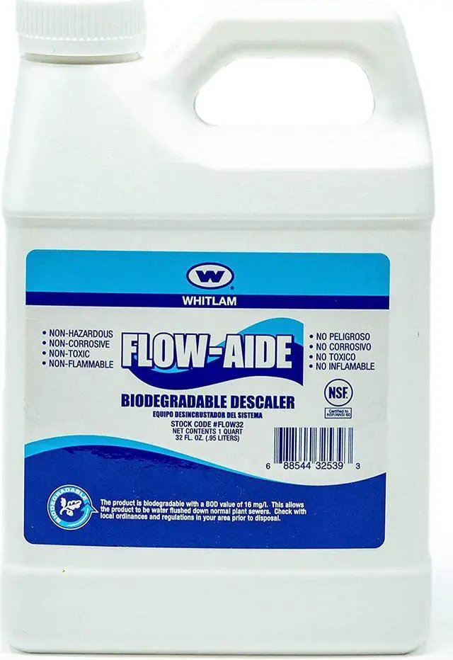 Alt view image 4 of 7 - Kelaro Tankless Water Heater Flushing Kit with Flow-Aide Biodegradable Descaler