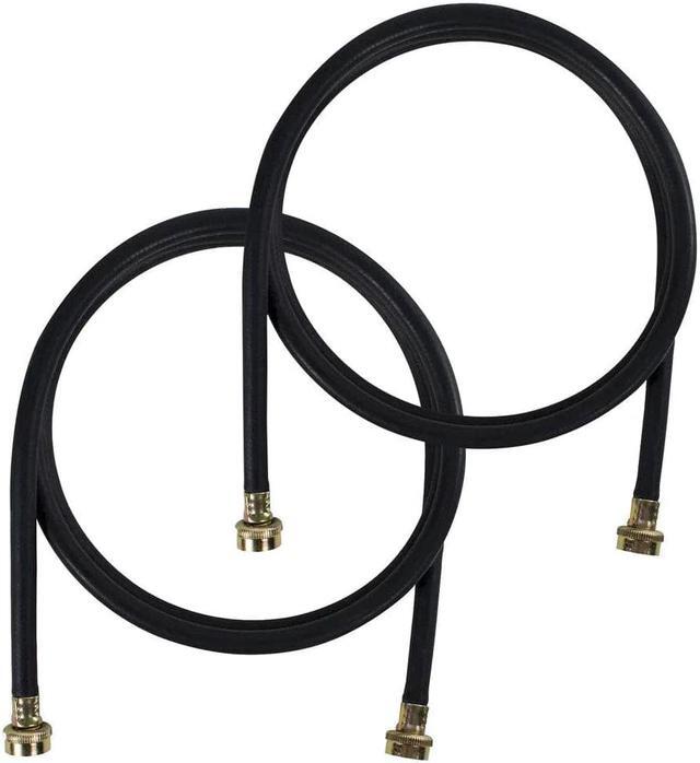 Main image of Rubber Washing Machine Hoses (10 Foot - Black) by Kelaro