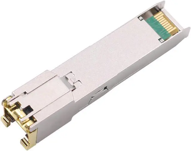 Alt view image 2 of 5 - 1.25G SFP-T, 10/100/1000BASE-T Gigabit Copper SFP, Wiitek SFP to RJ45 Transceivers 100m, Compatible for Dell 310-7225 Ethernet SFP RJ45 Copper Module