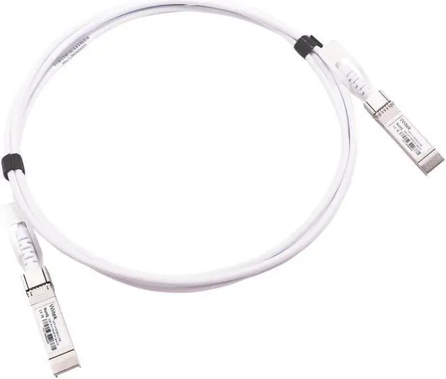 Main image of Wiitek 3m 10GbE SFP+ DAC Twinax Cable, 10Gbase-CU SFP+ Passive Copper Cable,for Ubiquiti UniFi, Fortinet, MikroTik, Mellanox, Netgear, Supermicro, TP-Link and Cisco Meraki, White Colored