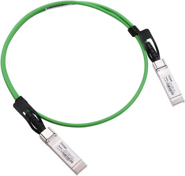 Main image of [Green Colored] 1m 10G SFP+ DAC Twinax Cable, 10Gbase-CU SFP+ Copper Cable, Compatible for Cisco SFP-H10GB-CU1M, Ubiquiti, Juniper, Mellanox, Mikrotik, Netgear, Supermicro, Open Source Switches