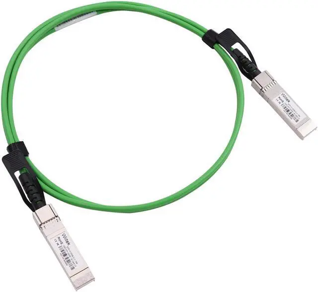 Main image of [Green Colored] 1.5m 10G SFP+ DAC Twinax Cable, 10Gbase-CU SFP+ Copper Cable, Compatible for Cisco SFP-H10GB-CU1.5M, Ubiquiti, Juniper, Mellanox, Mikrotik, Netgear, Supermicro, Open Source Switches
