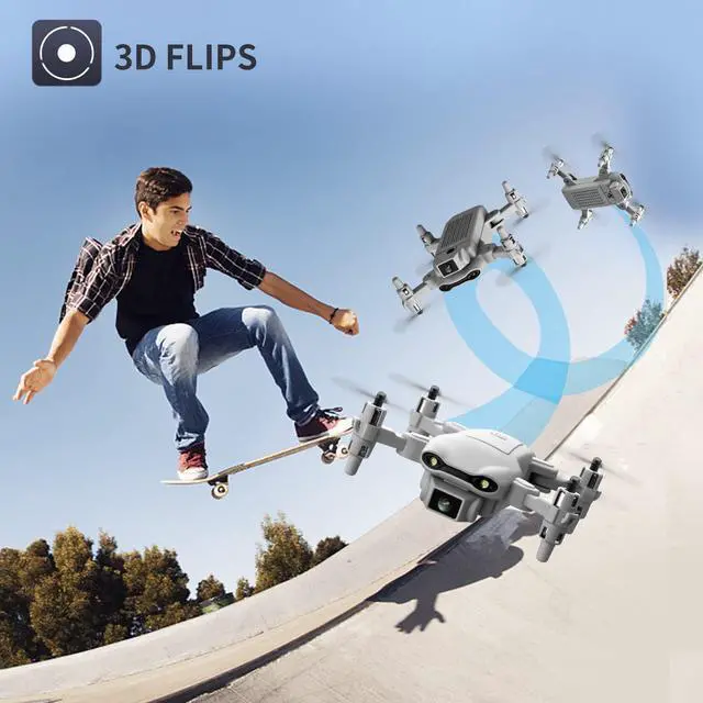 Alt view image 6 of 7 - 4DRC V9 Mini Drone with 720P HD Camera, Foldable Quadcopter with FPV Live Video, Altitude Hold, Waypoint Function, One Button Start, 3D Flip, with Storage Bag and 3 Modular Batteries