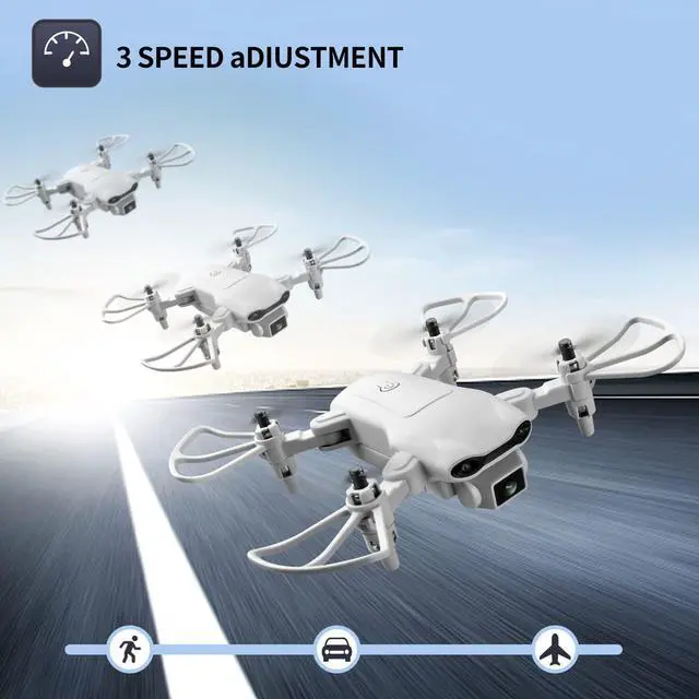 Alt view image 5 of 7 - 4DRC V9 Mini Drone with 720P HD Camera, Foldable Quadcopter with FPV Live Video, Altitude Hold, Waypoint Function, One Button Start, 3D Flip, with Storage Bag and 3 Modular Batteries