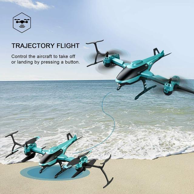 Alt view image 5 of 7 - 4DRC V10 Remote Control Helicopter with 1080P HD Camera, 2.4G WiFi FPV Transmission Live Video Drone, RC Airplane with 2 Batteries
