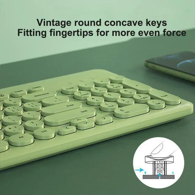 Alt view image 3 of 7 - USB Wire Keyboard Mouse Combo For Macbook Pro Portable Gaming Keyboard Mouse For Laptop PC Gamer Computer Keyboard Magic Mouse - Green Keyboard