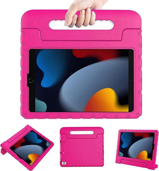 Kids Case for 9th/8th/7th Generation, iPad 10.2 case 2021/2020/2019 with  Built-in Screen Protector, Shockproof Handle Stand Case for iPad 10.2-inch