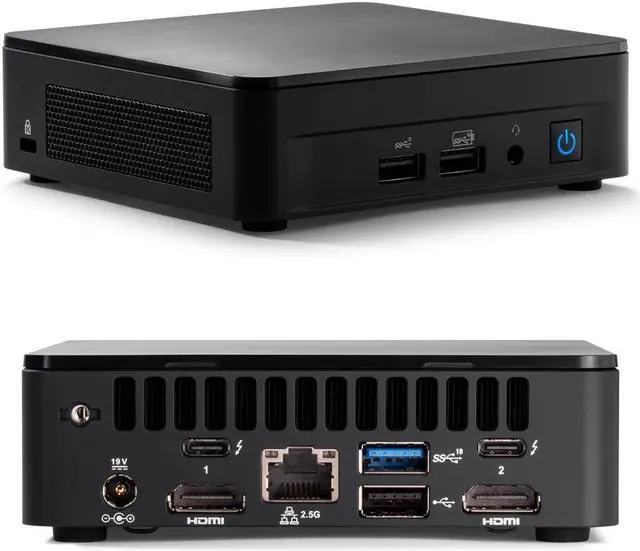 Alt view image 4 of 7 - Intel NUC 12 Pro NUC12WSKi3 Home & Business Mini PC Mini Desktop 12th Generation Intel Core i3-1220P Intel UHD Graphics,Intel Wi-Fi 6E, Bluetooth 5.2,8GB RAM,256GB SSD,Windows 11 Pro