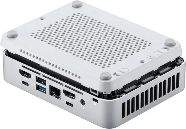 Alt view image 7 of 7 - NUC14 Pro+Mini Mini Host High Performance Commercial AI Office Desktop Computer Core Ultra9-185H Silver Edition 48gb ram / 1tb ssd
