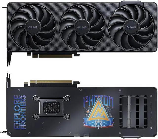 Main image of GUNNIR Intel Arc B580 12GB Photon OC Black GDDR6 2850MHz Triple Fan Graphics Card (192-bit, PCI-Express 4.0 x8, HDMI/DisplayPort, Supports 4k)