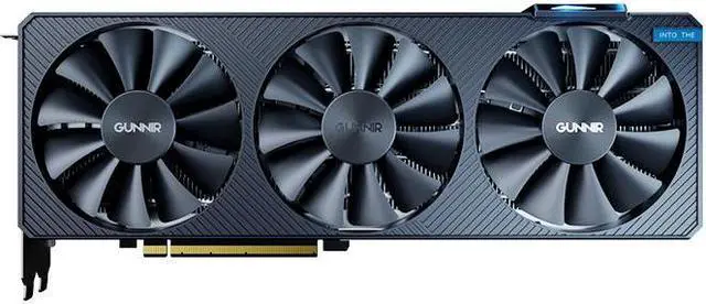 Alt view image 2 of 7 - GUNNIR Intel Arc A770 Photon 16GB OC GDDR6 2400MHz Triple Fan Black Graphics Card (256-bit, PCIe 4.0, HDMI/DisplayPort, Supports 4k)