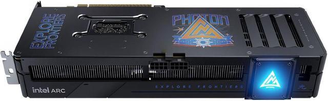 Alt view image 5 of 7 - GUNNIR Intel Arc B570 10GB Photon OC Black GDDR6 2690MHz Triple Fan Graphics Card (160-bit, PCI-Express 4.0 x8, HDMI/DisplayPort, Supports 4k)