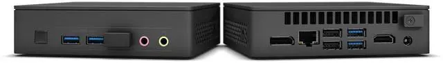 Main image of Intel NUC 11 Essential Atlas Canyon Intel Celeron Processor N4505 NUC11ATKC2 Mini PC 2.0 GHz - 2.9 GHz Burst, 2 core, 2 Thread, 10W,Intel UHD Graphics, 450-750 MHz Burst,8GB RAM / 256GB SSD