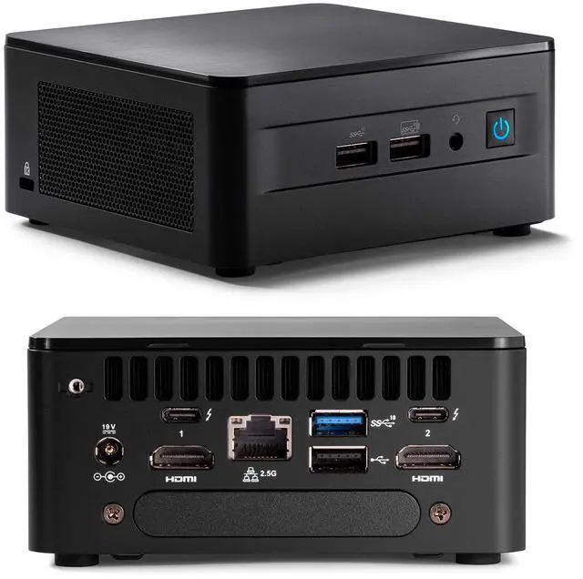 Alt view image 3 of 6 - ASUS NUC 12 NUC12WSHi5 Mini Desktop Computer/Mini PC/HTPC 12th Gen. Intel Core i5-1240P,Intel Iris Xe Graphics,12 Processor Cores (4P+8E), 16 Threads, 12MB Intel Smart Cache,Barebone