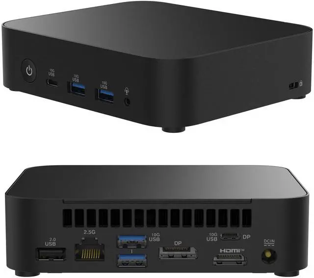 Main image of ASUS NUC 14 Essential NUC14MNK250 Mini PC - Intel N250 IntelGraphics, DDR5-4800, Wi-Fi 6E, Triple 4K Display, 2.5GbE LAN, 0.56L Compact Desktop for Office & Business