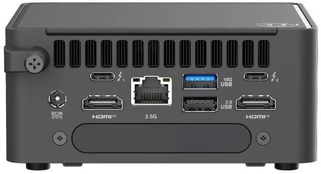 Alt view image 3 of 7 - ASUS NUC 15 Pro Mini PC NUC15CRHC7 Intel Core 7 240H,Up to 96GB DDR5, Intel Graphics, Wi-Fi 7, Bluetooth 5.4, PCIe Gen5 SSD, Compact AI Desktop Computer 8GB RAM+256GB SSD