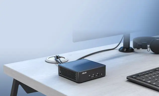 Alt view image 7 of 7 - ASUS NUC 15 Pro Mini-PC NUC15CRHU7 with Intel Core Ultra 7 Processor, Intel Arc Graphics, Thunderbolt 4, Supports Quad 4K Displays, Wi-Fi 7, Bluetooth 5.4, Compact 0.48L Chassis Design