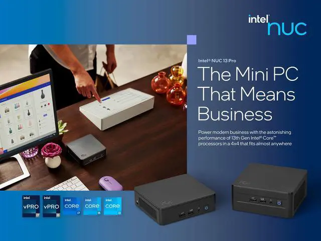 Alt view image 5 of 6 - ASUS NUC 13 Arena Canyon Mini PC NUC13ANKi5 Mini Desktop Computer/HTPC 13th Gen. Intel Core i5-1340P,12 Cores(4P+8E), 16 Threads,WiFi 6, Bluetooth 5.3,Windows 11 Pro 16GB DDR4+1TB SSD