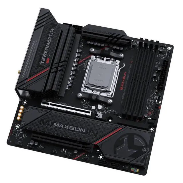 Alt view image 5 of 7 - MAXSUN MS-Terminator B850M PRO WiFi AM5 Motherboard