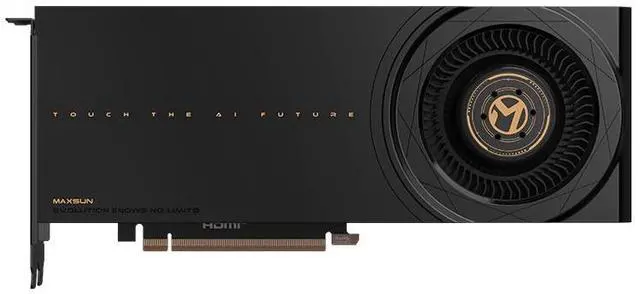 Main image of MAXSUN Intel Arc Pro B70 32G Turbo Workstation Graphics Card 32GB GDDR6, 256-Bit, PCIe 5.0, 4X DP 2.1, Blower Fan, Vapor Chamber Cooling, Xe2-HPG Architecture for AI & Rendering