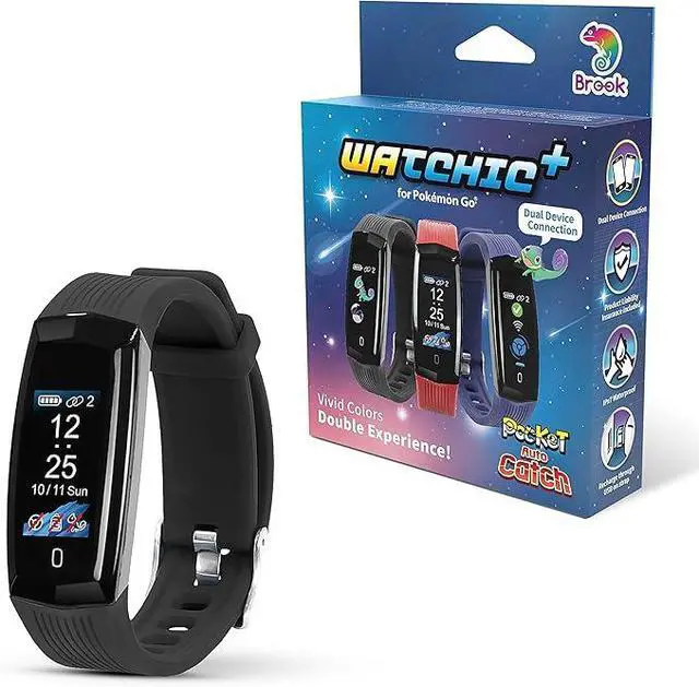Main image of Zeroplus | Brook Pocket Auto Catch Watchic Plus - Dual Accounts Auto Catcher, IPX7 Waterproof, 0.96 inch Color Display, For Pocket Monster Go Catcher Accessory