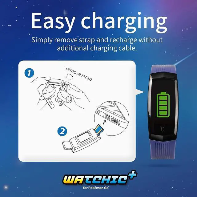 Alt view image 7 of 7 - Zeroplus | Brook Pocket Auto Catch Watchic Plus - Dual Accounts Auto Catcher, IPX7 Waterproof, 0.96 inch Color Display, For Pocket Monster Go Catcher Accessory