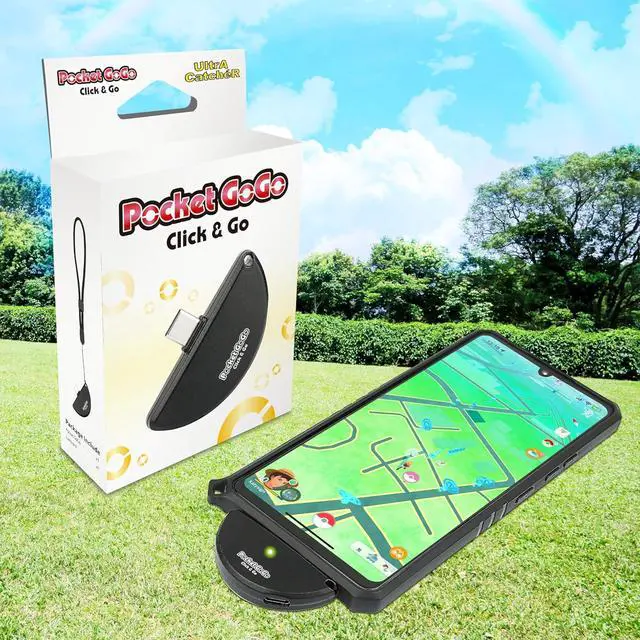 Main image of Zeroplus | UltrA CatcheR | Pocket GoGo Click & Go Monster Catcher - Black (TC-95285) | Pocket Go Go Click & GO