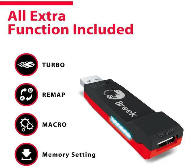 Alt view image 4 of 7 - Zeroplus | Brook Wingman NS Lite Converter- Support Xb Series X/S/One/360, PS5/PS4/PS3, Xb Elite 1/2, NS Pro Controllers on NS, NS 2 & PC Gaming Console, Supports Remap, Macro & Adjustable Turbo