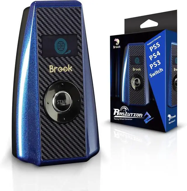 Main image of Zeroplus | Brook Ras1ution 2 - Racing Wheel Converter for Racing Games on Original PS3/PS4/PS5/NS Consoles