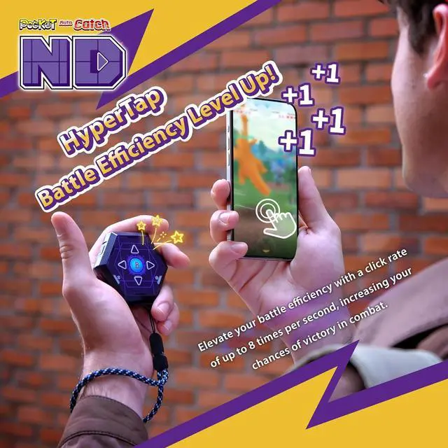 Alt view image 4 of 7 - Zeroplus | Brook Auto Catch ND  Effortless Auto Catcher for Seniors & Kids | Hyper Tap for Instant Pocket Monster Play | Compact and Hands-Free