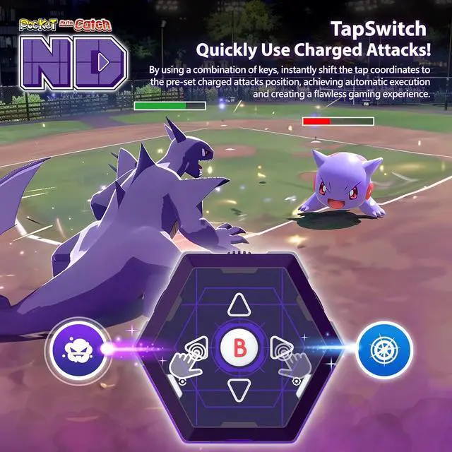 Alt view image 6 of 7 - Zeroplus | Brook Auto Catch ND  Effortless Auto Catcher for Seniors & Kids | Hyper Tap for Instant Pocket Monster Play | Compact and Hands-Free