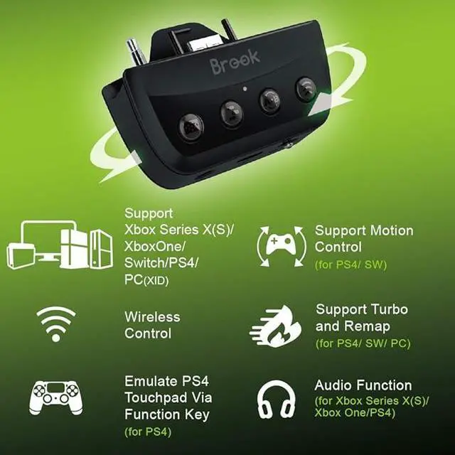 Alt view image 5 of 7 - Zeroplus | Brook Xbox One SE Adapter - Type C Version for Xbox Elite Series 2 and all Xbox Series, NS, PS4 & PC, Support Motion Control, Turbo, Remap & Audio Function