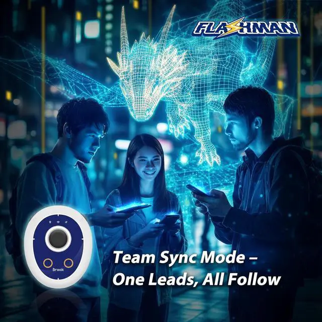 Alt view image 5 of 7 - Brook Flashman Virtual GPS Joystick for iPhone, Bluetooth Location Controller with Teleport, Smart Roaming, Route Cruise, Coordinate Sharing, No Jailbreak