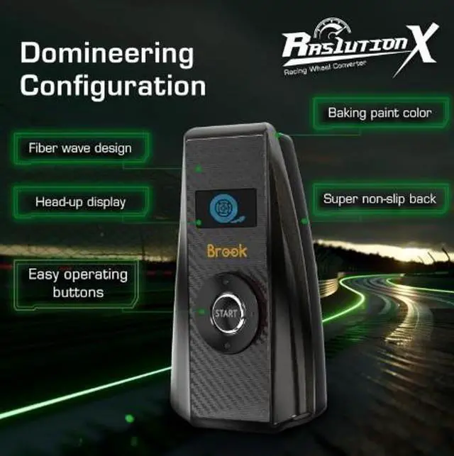Alt view image 3 of 7 - Brook Ras1ution X & Wirecare Xbox Racing Wheel Converter, Adapter for Series X|S, One & 360 | Supports 60+ Wheels, Force Feedback, App Customization & Assess Safety of Wall Outlets and Circuits