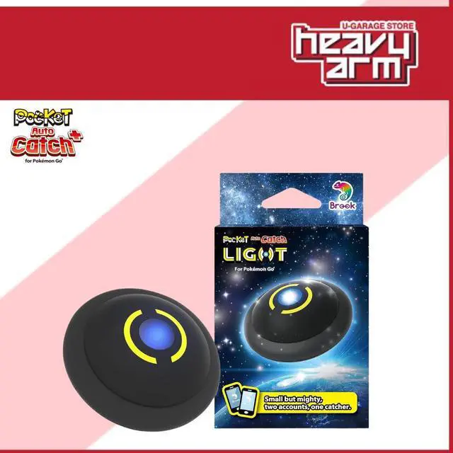 Alt view image 4 of 7 - Brook Gaming Pocket Auto Catch Light & WireCare Outlet Tester: Dual Accounts Auto Catcher for Pocket Monsters, Lightest Auto Catch Device, Bluetooth, Fast Auto Spin & Catch for iOS & Android