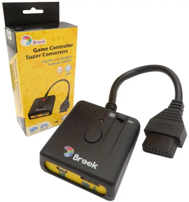 Main image of Brook Gaming PS3/PS4 to NEOGEO Super Converter & Wirecare Specialized Wire Protection: Controller & Gamepads & Joysticks V.2026 & Test Outlets for Safety, Device Shows Wiring Issues to Prevent Fires