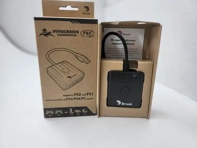 Main image of Brook Gaming Wingman FGC Retro: PS1 & PS2 Controllers for PS5 / PS4 / PC with Turbo, Version Year 2026 & Wirecare: DIY Electrical Safety Check | Accurate Resistance | Instant Results in 10 Seconds