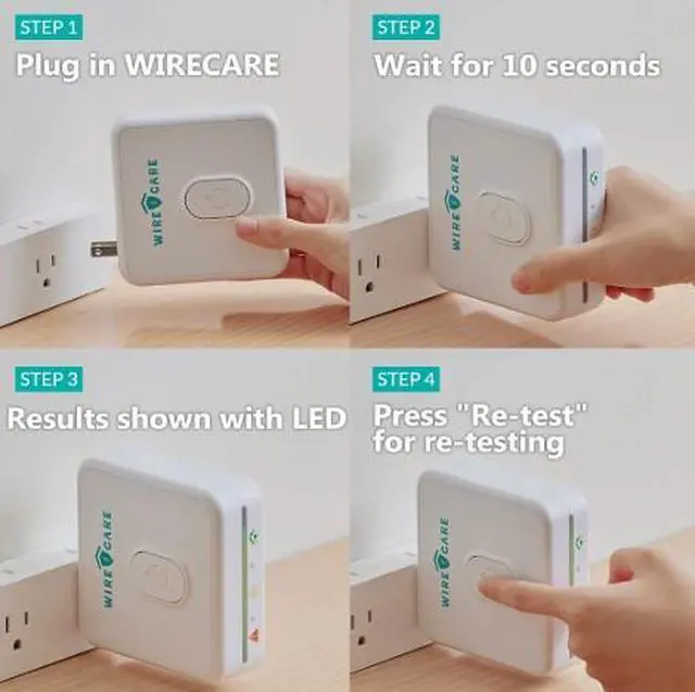 Alt view image 7 of 7 - Brook Gaming Wingman FGC Retro: PS1 & PS2 Controllers for PS5 / PS4 / PC with Turbo, Version Year 2026 & Wirecare: DIY Electrical Safety Check | Accurate Resistance | Instant Results in 10 Seconds