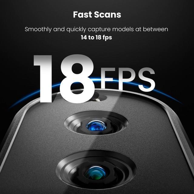 Alt view image 4 of 7 - Revopoint INSPIRE 3D Scanner Full Color Scanning for 3D Printing and Modeling, Portable Handheld Scanner with 18 FPS Quick Scan, 0.2mm Accuracy