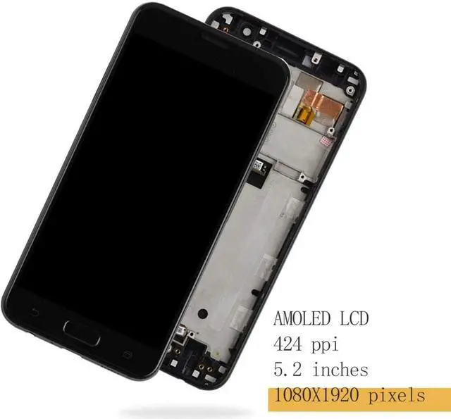 Alt view image 2 of 5 - LKGAMEZONE For ZenFone V V520KL Screen Replacement Kit - 5.2" LCD Display Touch Digitizer with Black Frame Assembly