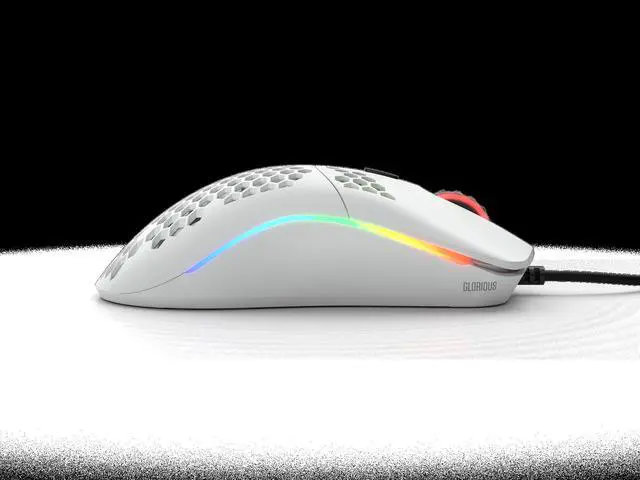 Alt view image 8 of 12 - Glorious Model O (Matte White) RGB Gaming Mouse