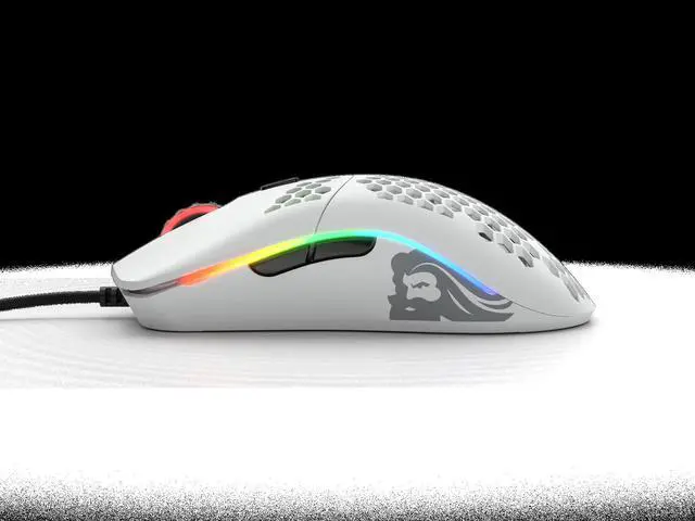 Alt view image 11 of 12 - Glorious Model O (Matte White) RGB Gaming Mouse